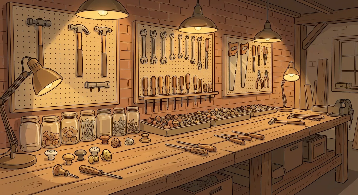 DIY çalışma tezgahı